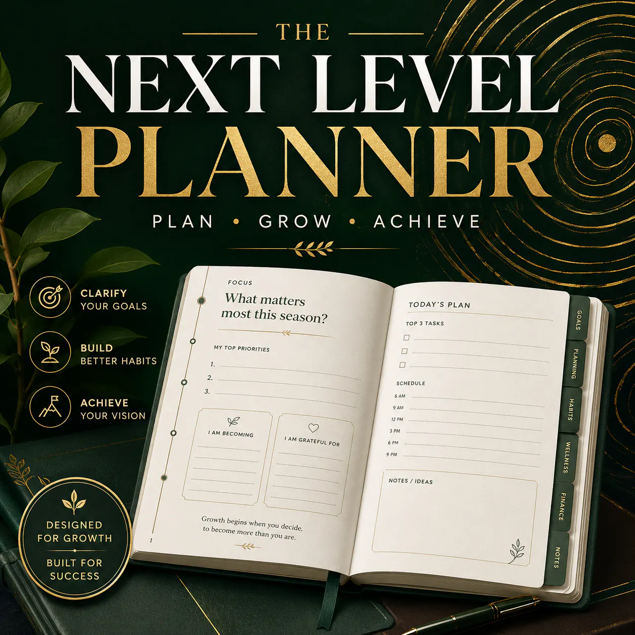 The Next Level Planner |Unlock Potential