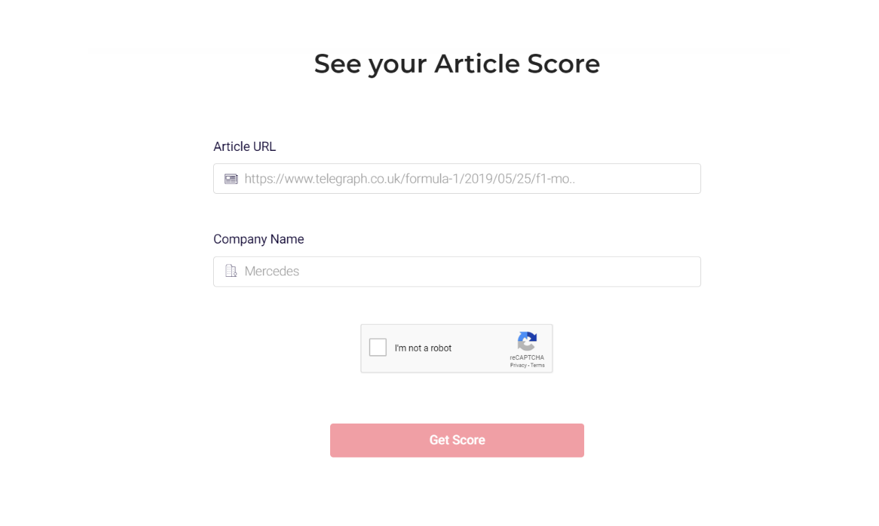 Measur - AI score for PR articles gallery image