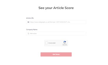 Measur - AI score for PR articles gallery image