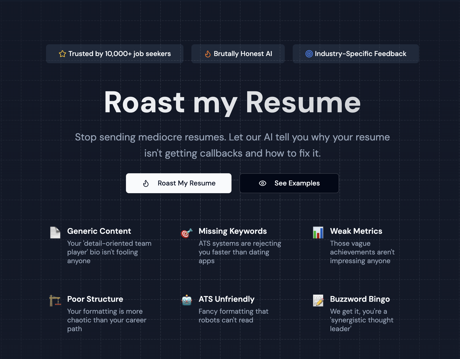 Roast your Resume with RoastGPT gallery image
