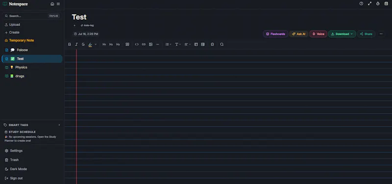 Notespace screenshot 5