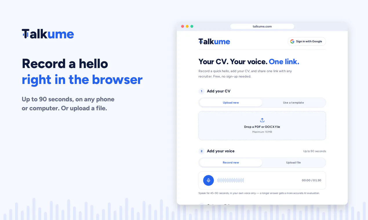 Talkume gallery image
