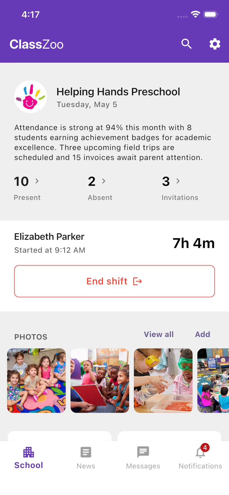 ClassZoo screenshot 1