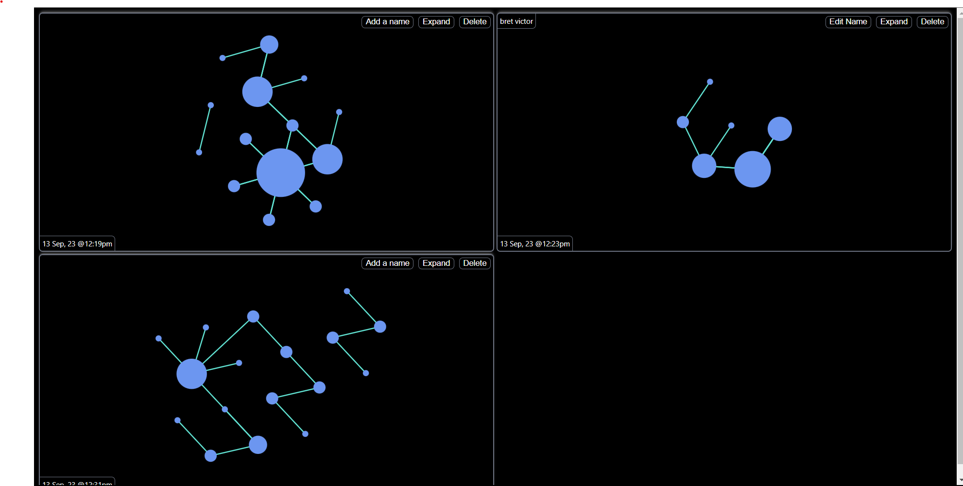 Rabbit hole visualizer