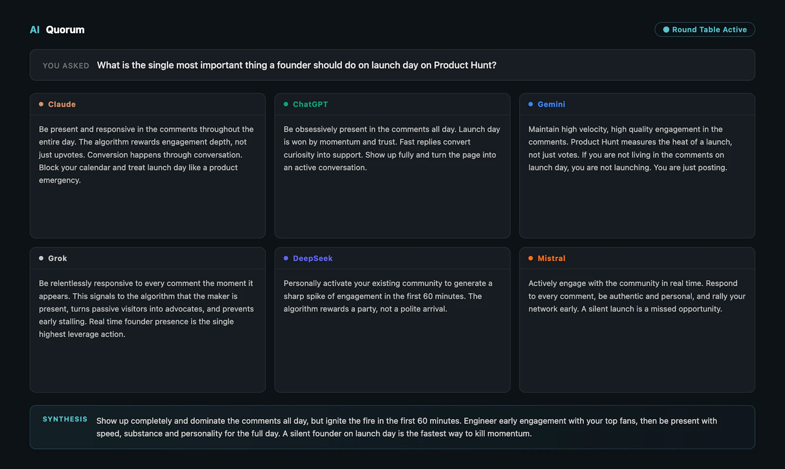 AIQuorum screenshot 3