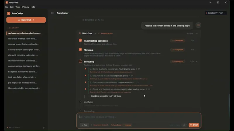 AutoCoder.dev screenshot 1 (video preview)