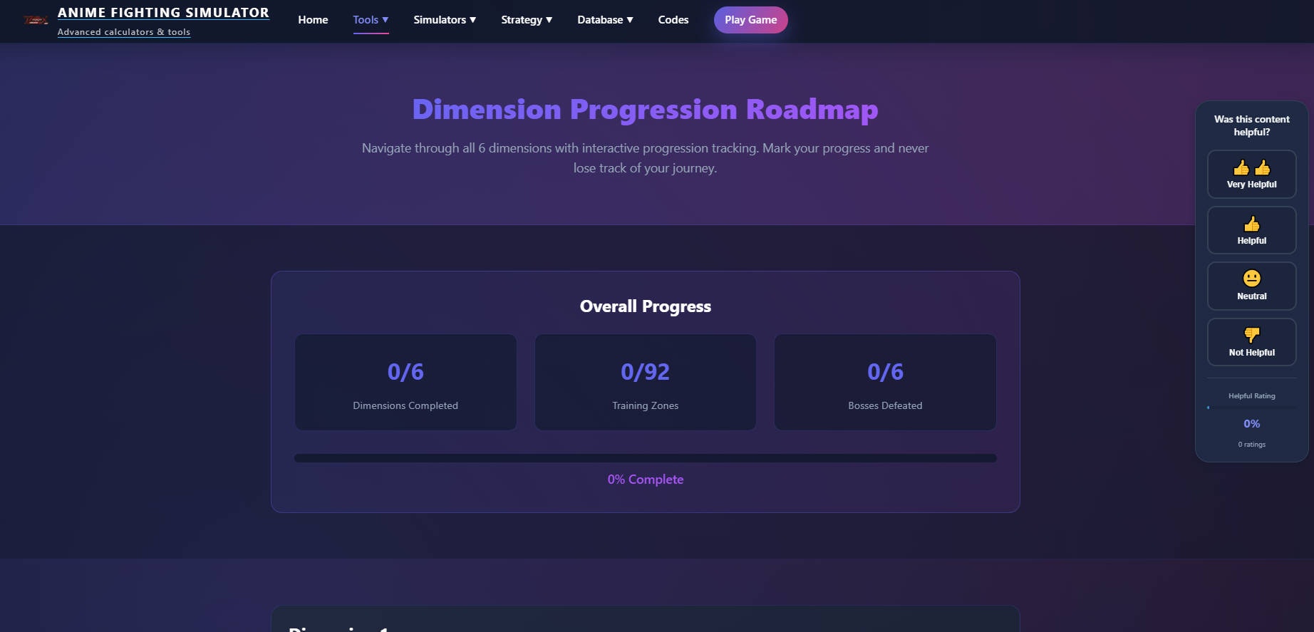 Anime Fighting Simulator Calculator gallery image
