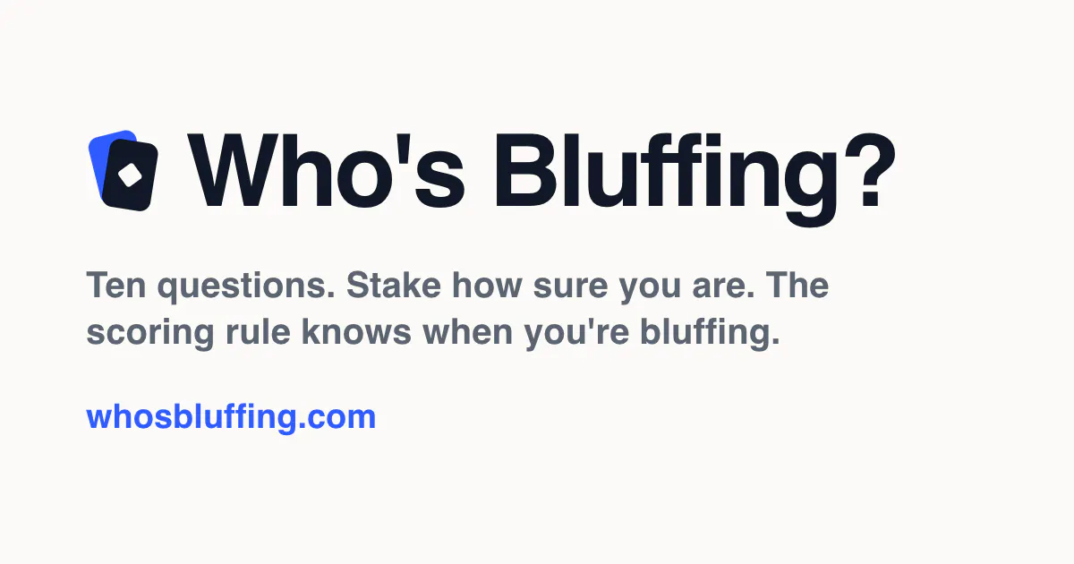 Who's Bluffing? gallery image