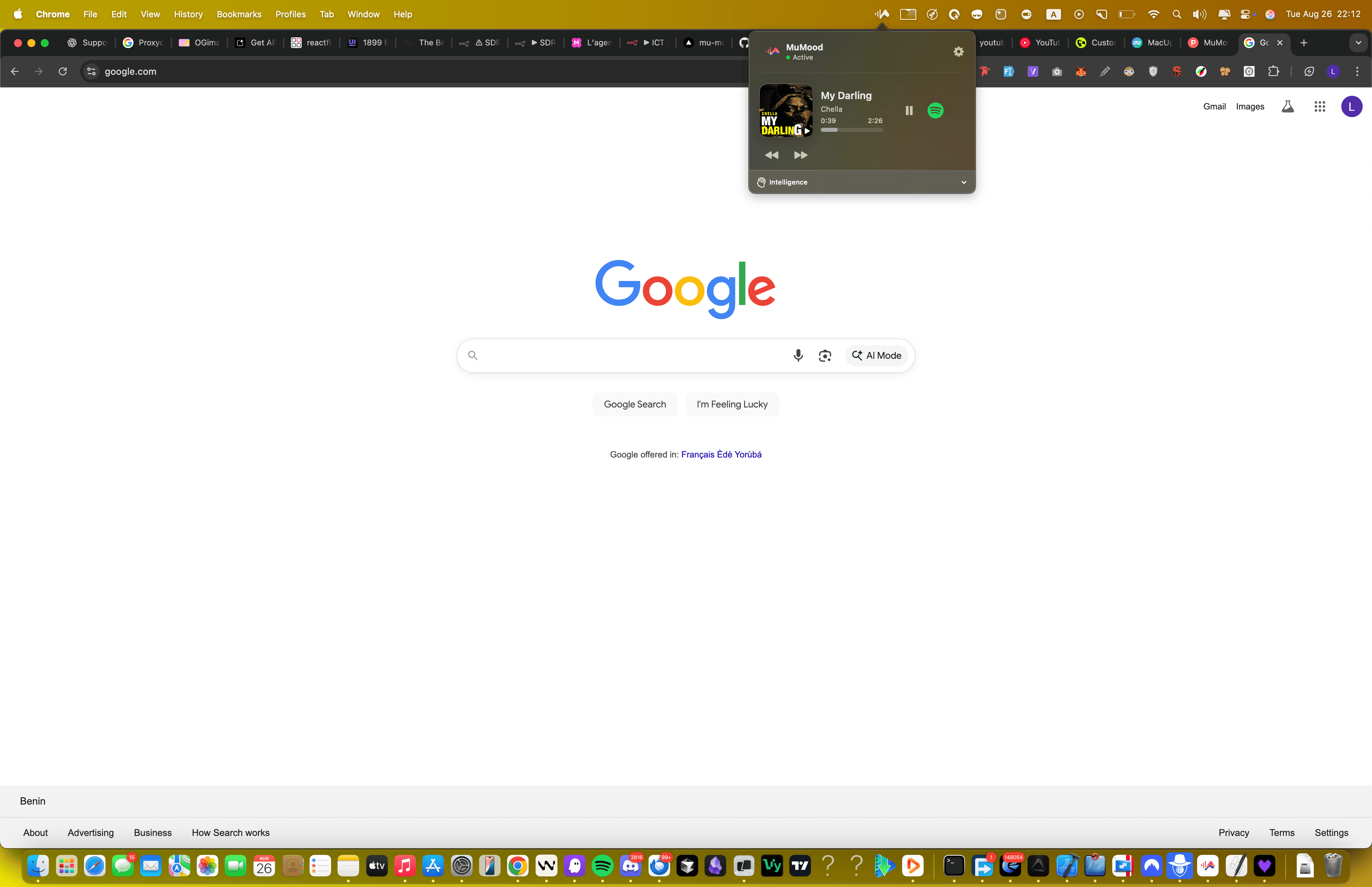 В настроении - Адаптивные обои для macOS |Музыкальная реактивная настольный компьютер медиа 2