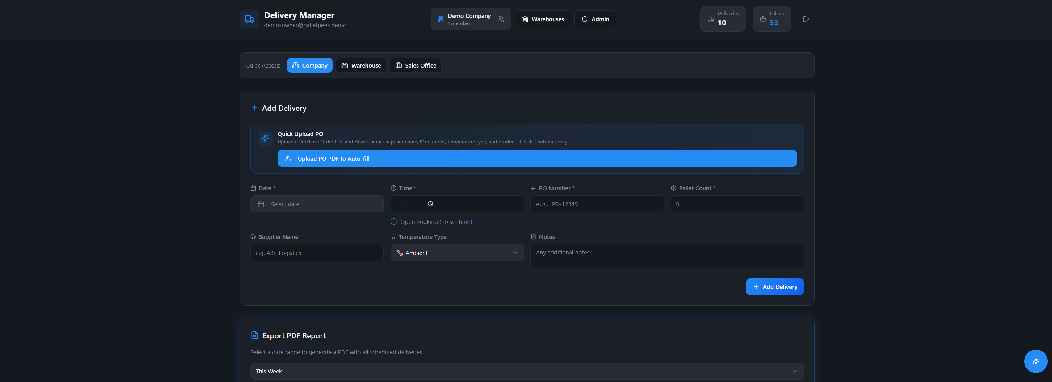 4VISION LTD Delivery management gallery image