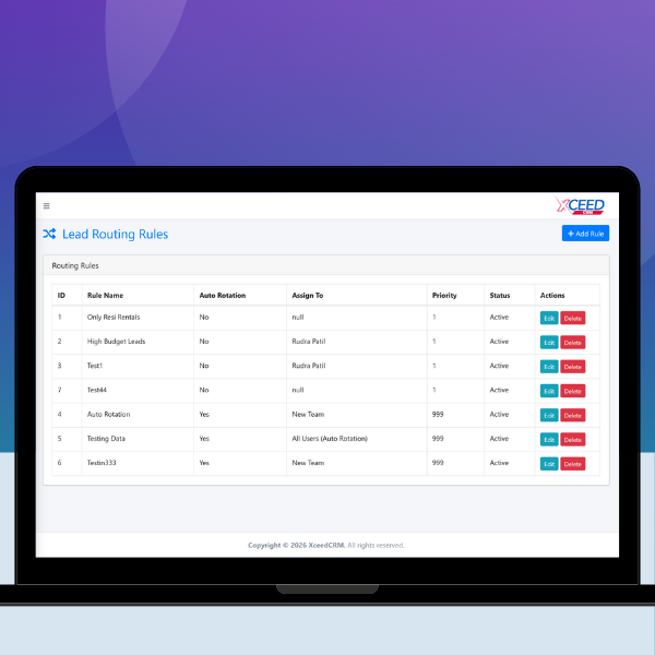 XCEED CRM  - Screenshot 5 showing product features and functionality