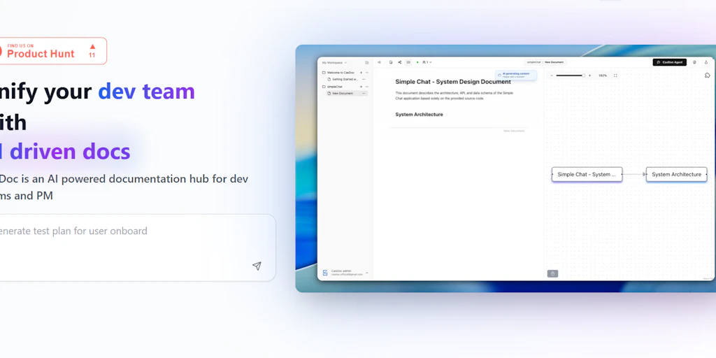 CasDoc:為開發者打造的智慧規格工作空間