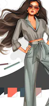 iOS App: Fashion design sketches gallery image