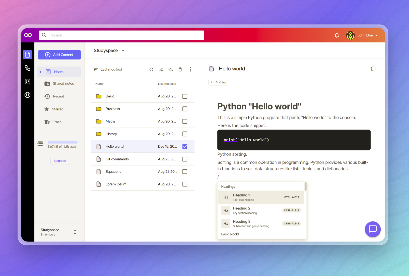 Elasticnote gallery image