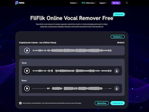 FliFlik Online Vocal Remover gallery image
