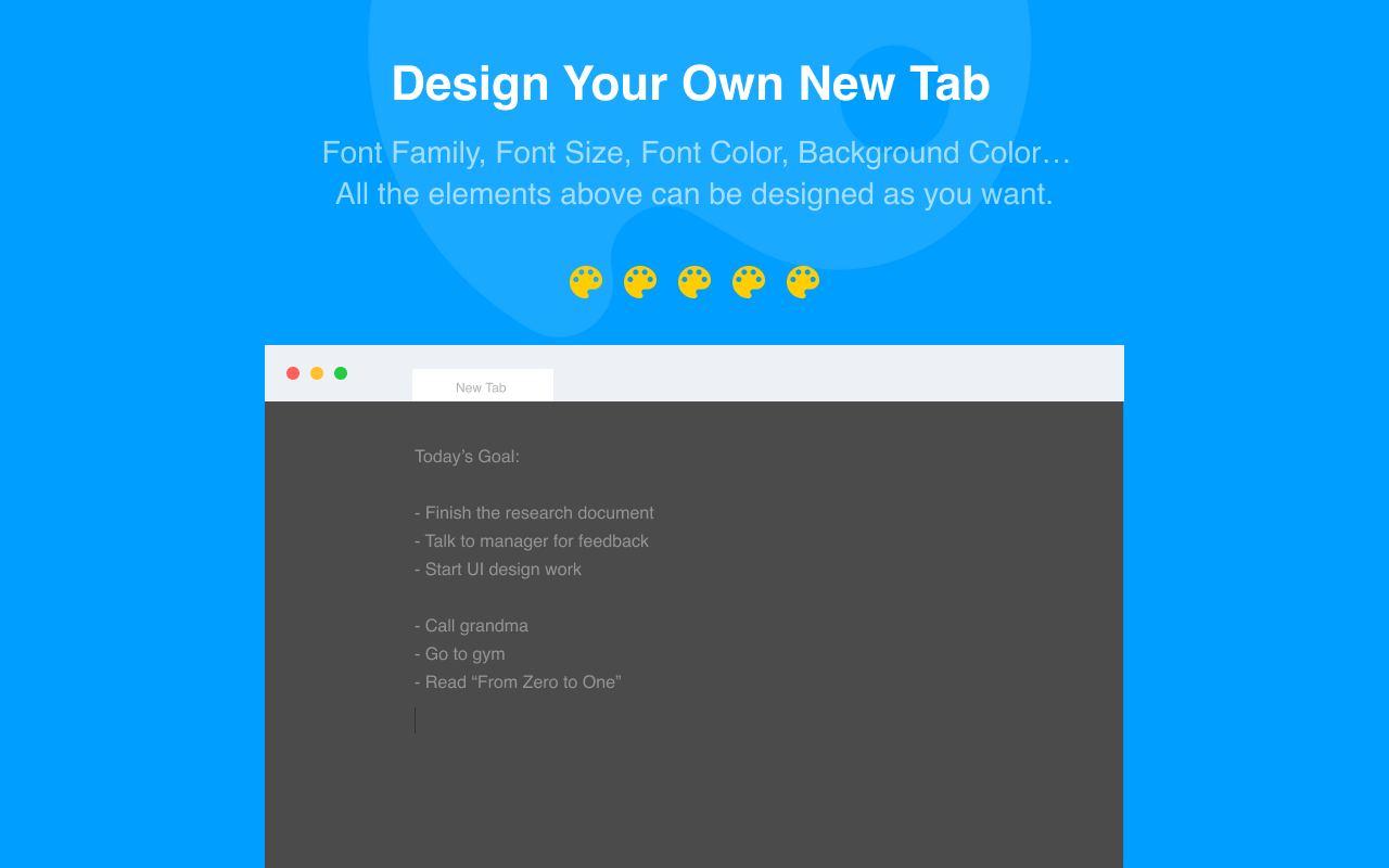 New Tab Draft gallery image