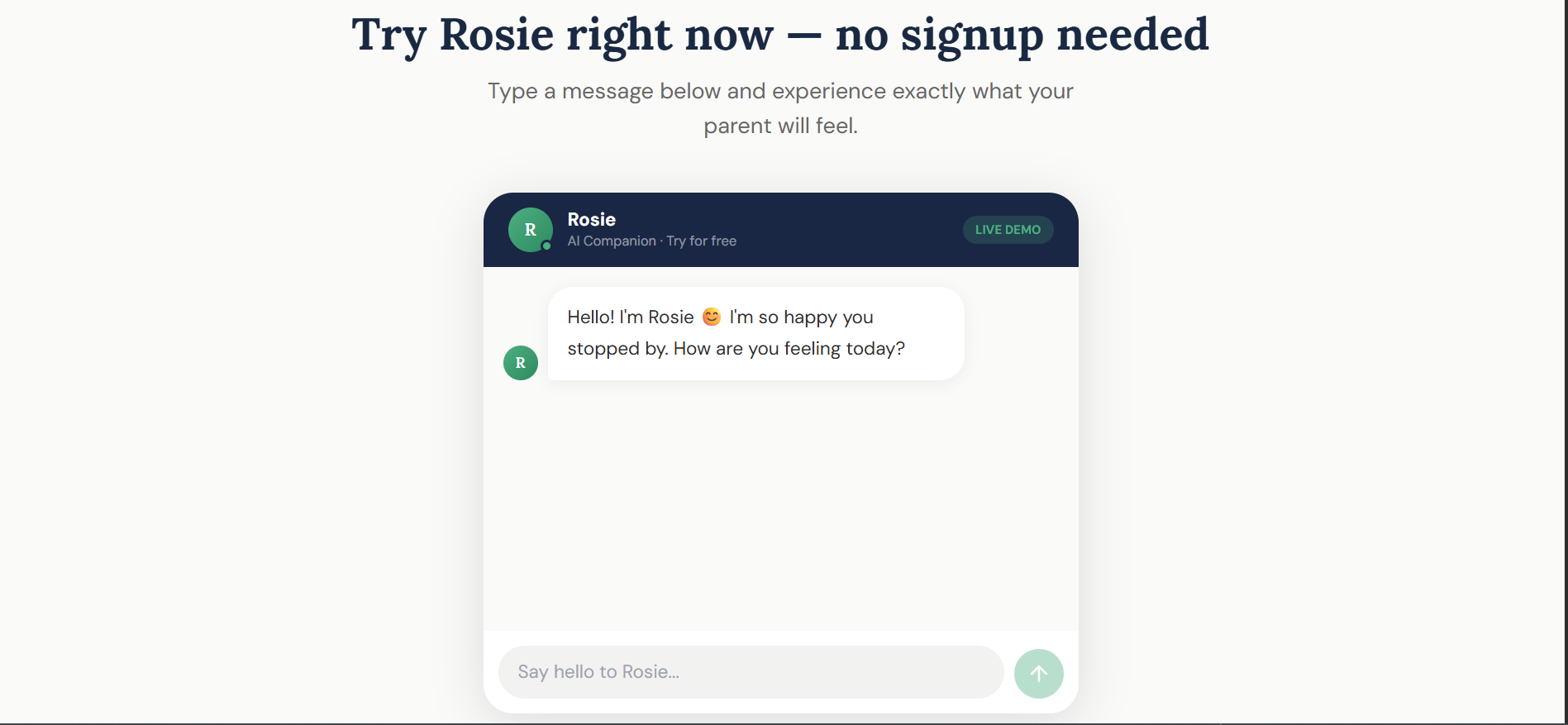 AI Companion for Aging Parents gallery image