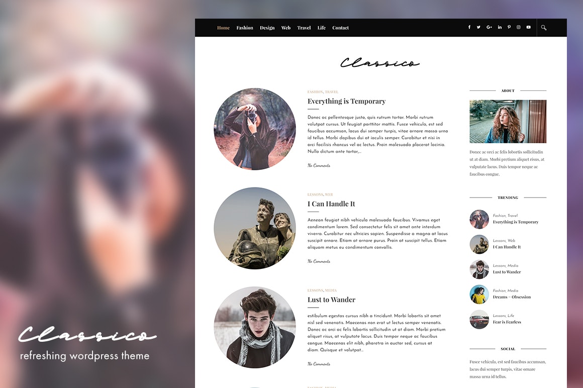 Classico - Crafted for WordPress gallery image