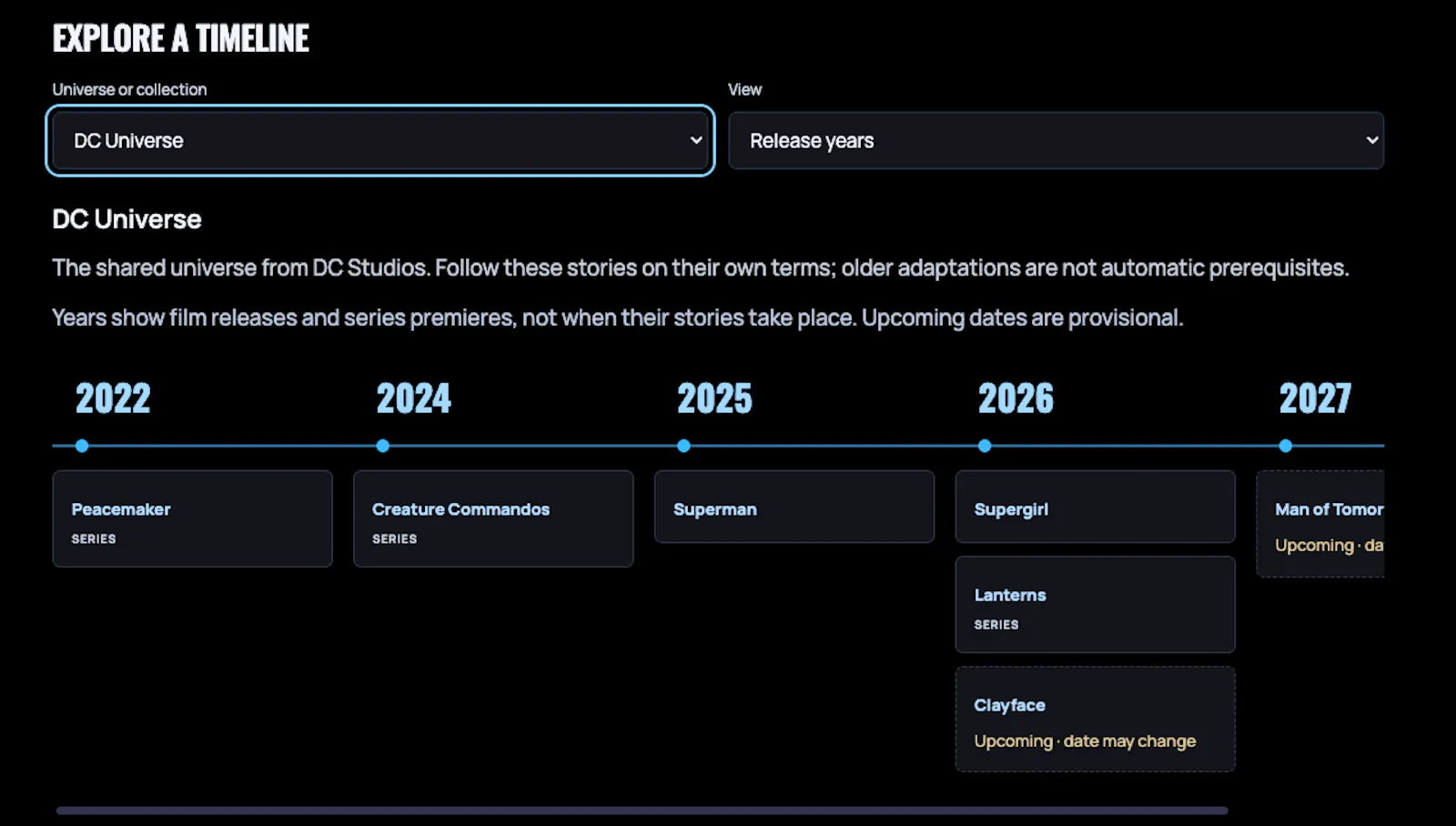DC Watchlist screenshot 3