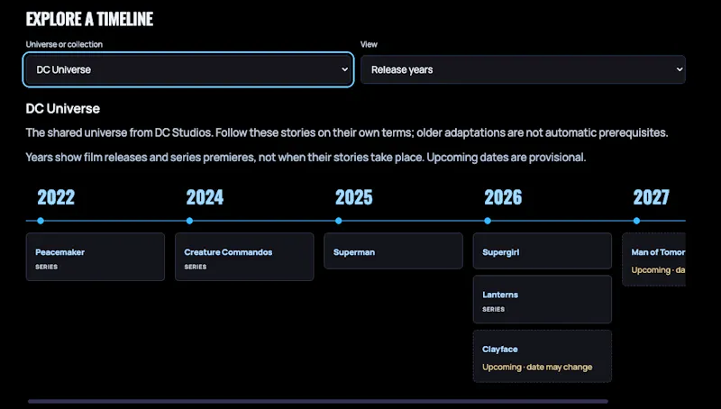 DC Watchlist screenshot 3
