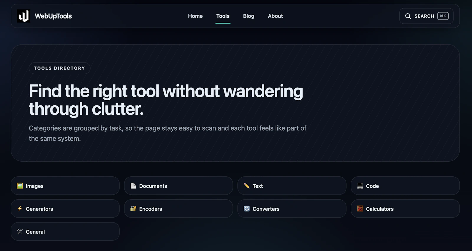 WebUpTools screenshot 2