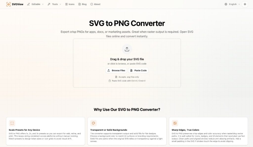 SVGView - Screenshot 2 showing product features and functionality