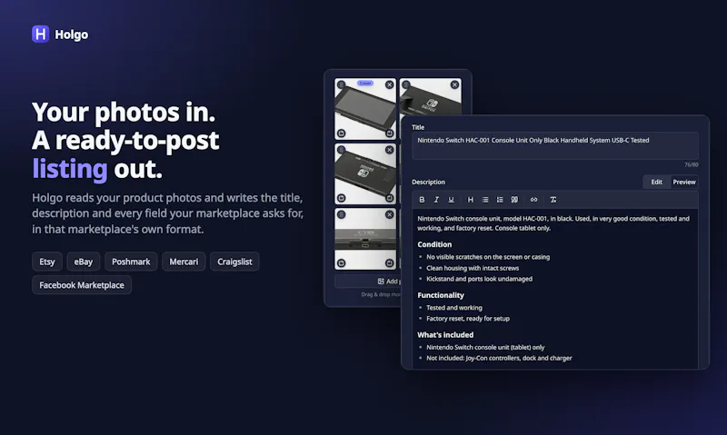 Holgo screenshot 2