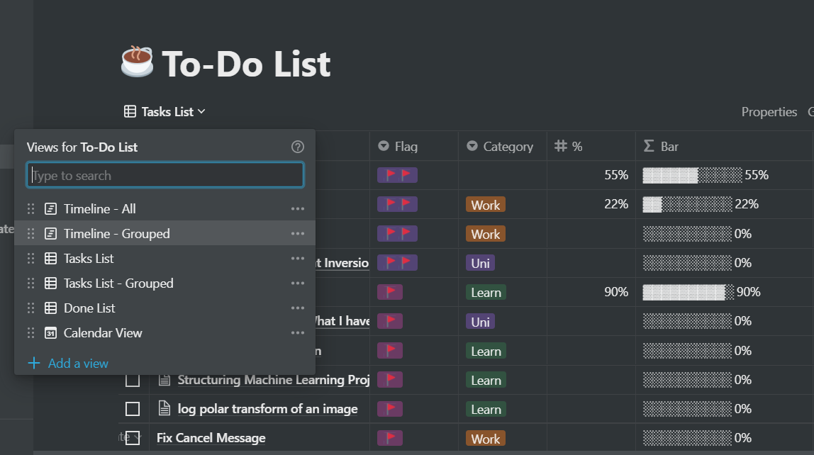 Best Notion To-Do List Template gallery image