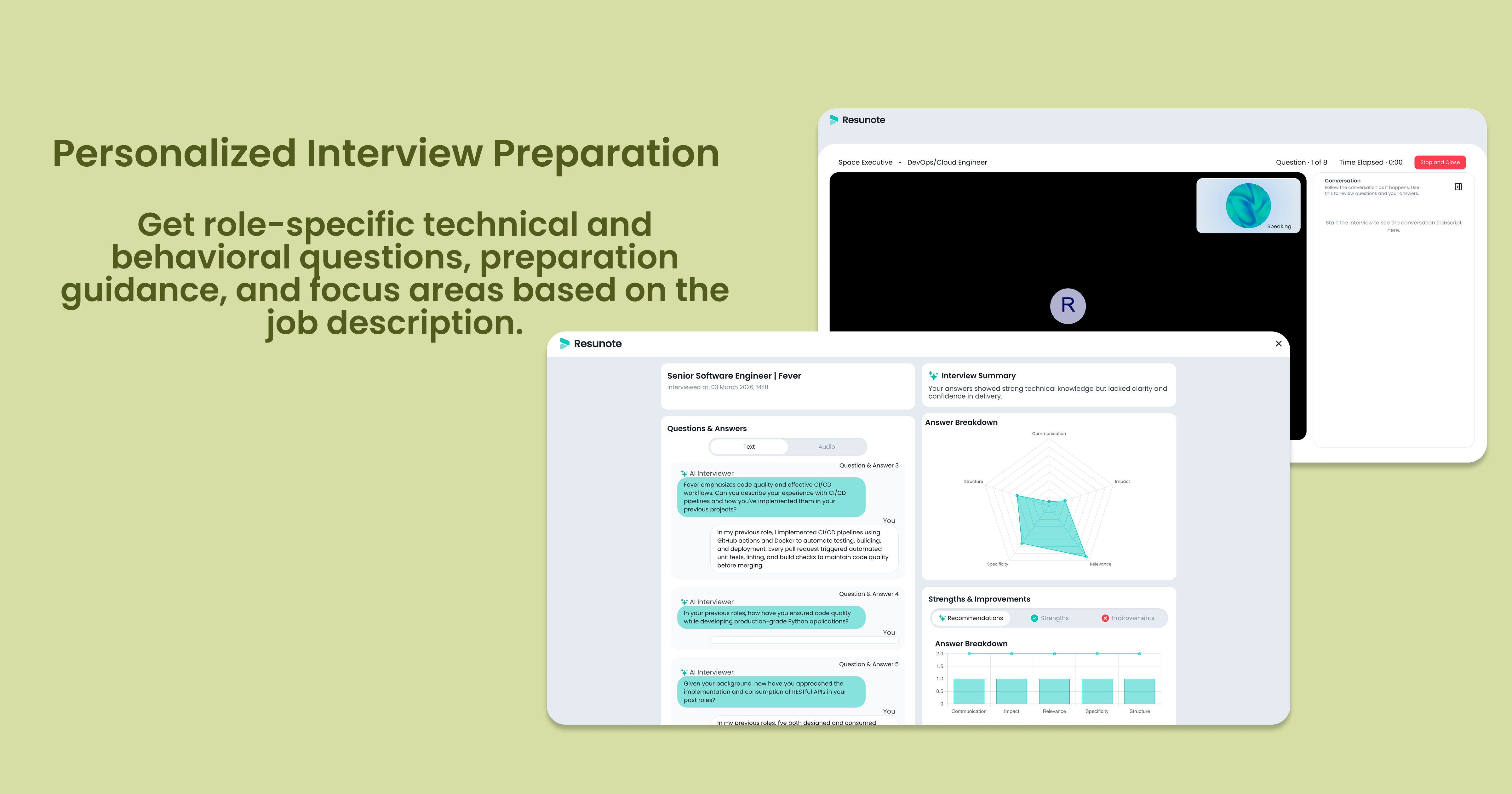 Resunote - Screenshot 4 showing product features and functionality