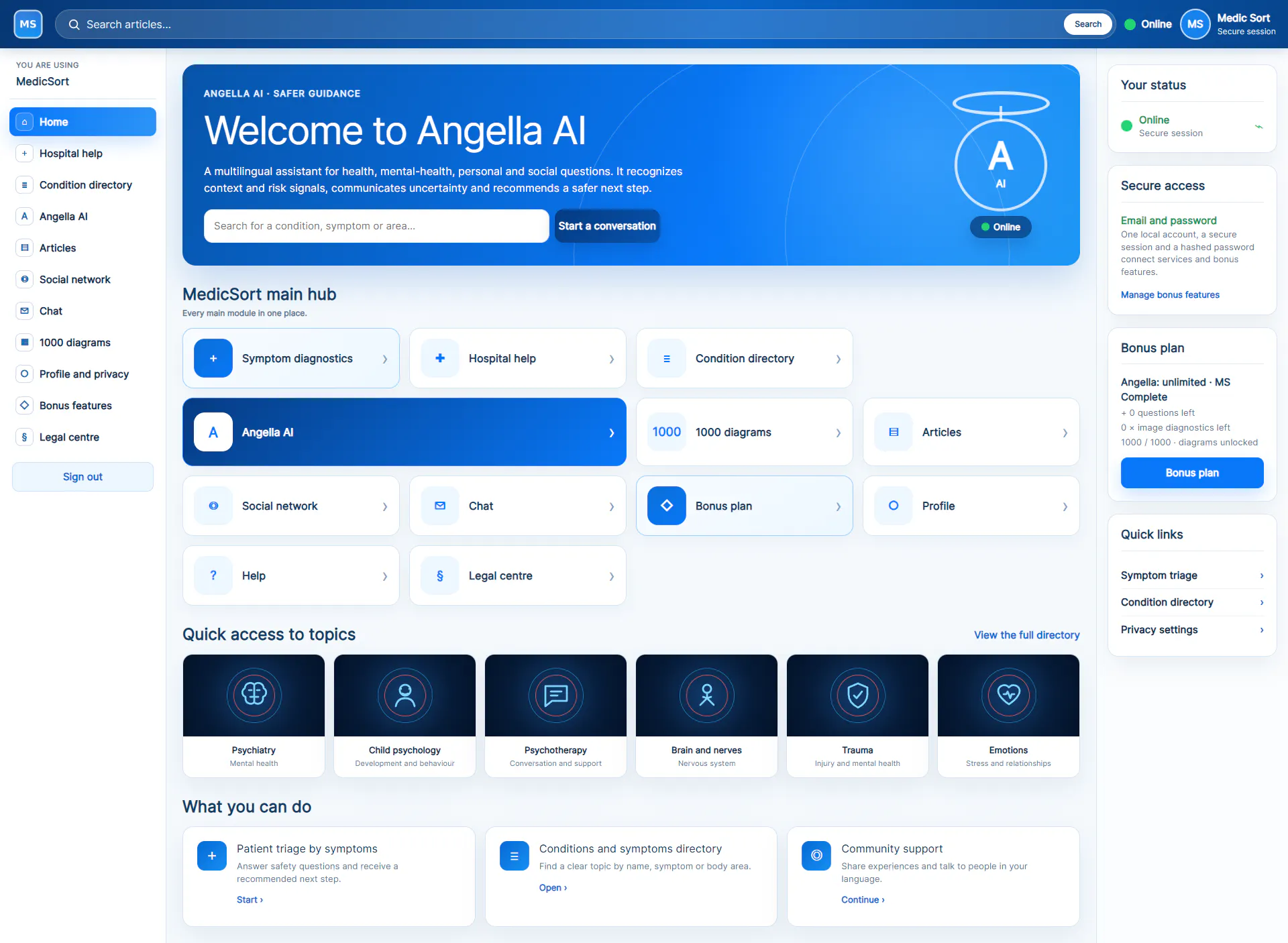MedicSort: Healthcare With AI BETA gallery image