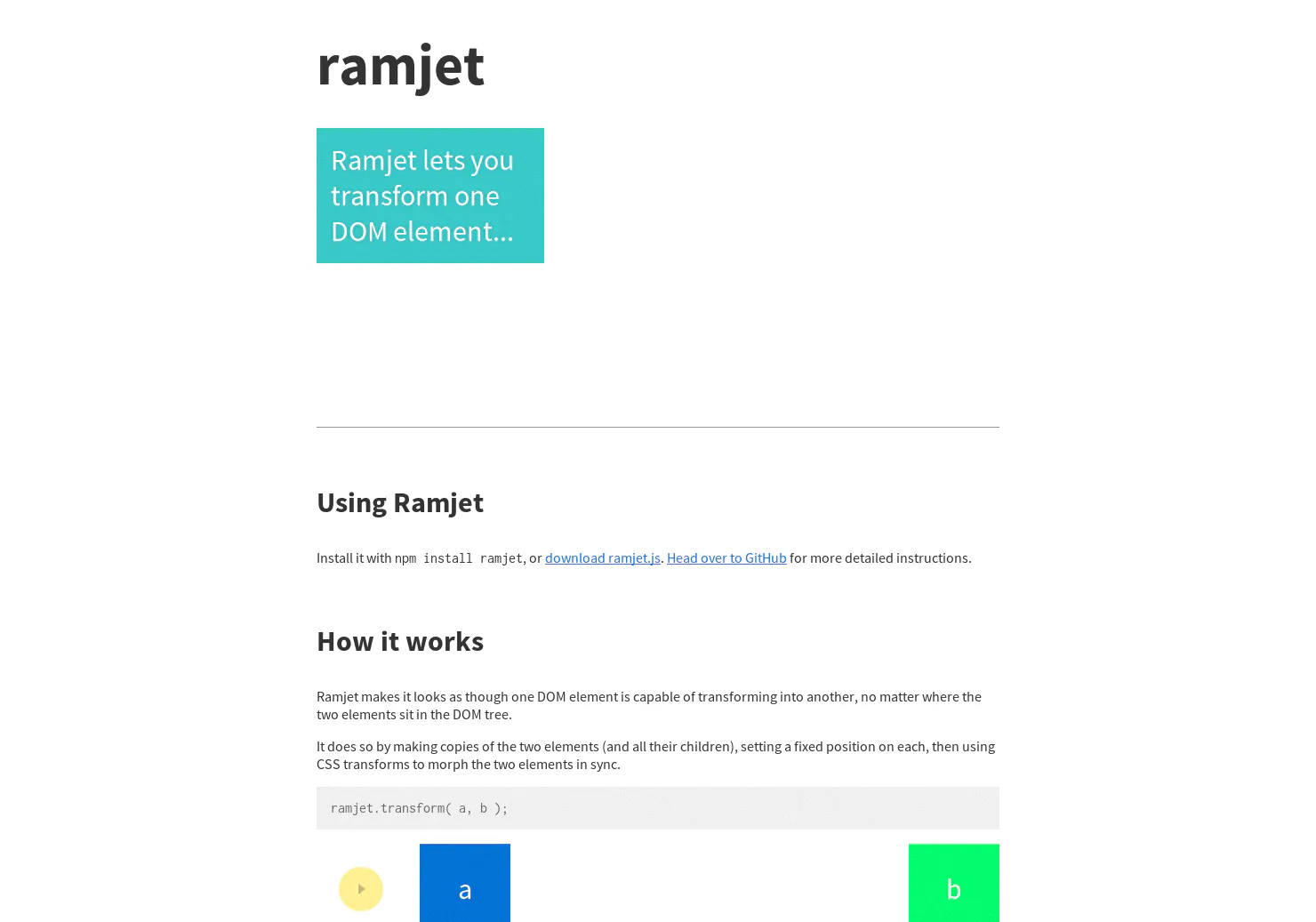 Ramjet.js