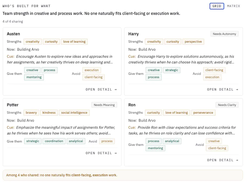 Arvo is the manager capability layer. screenshot 7