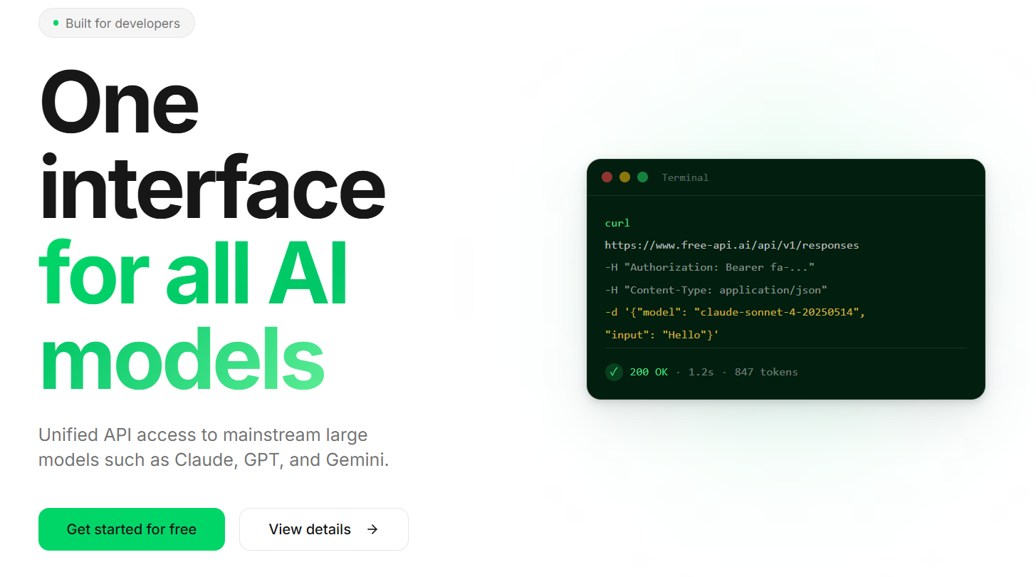 FreeAPI gallery image
