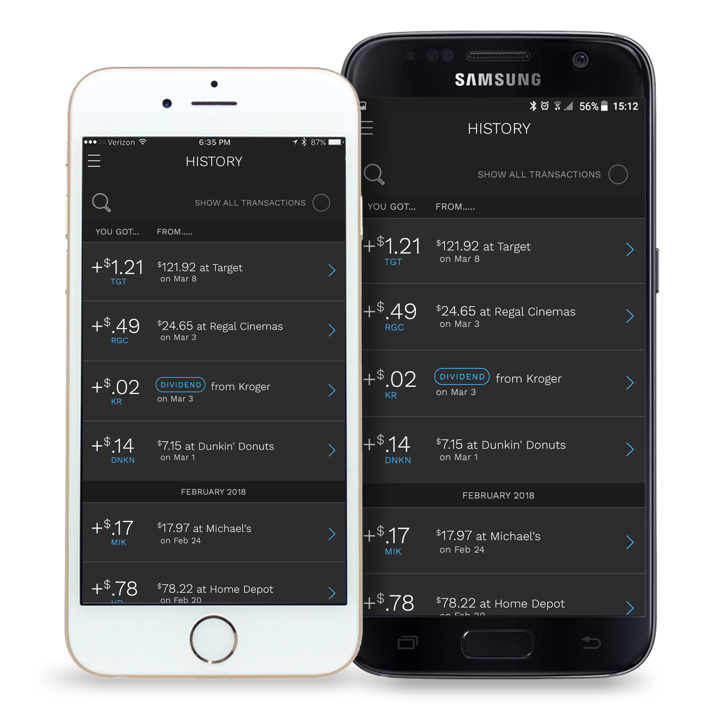 Bumped gallery image