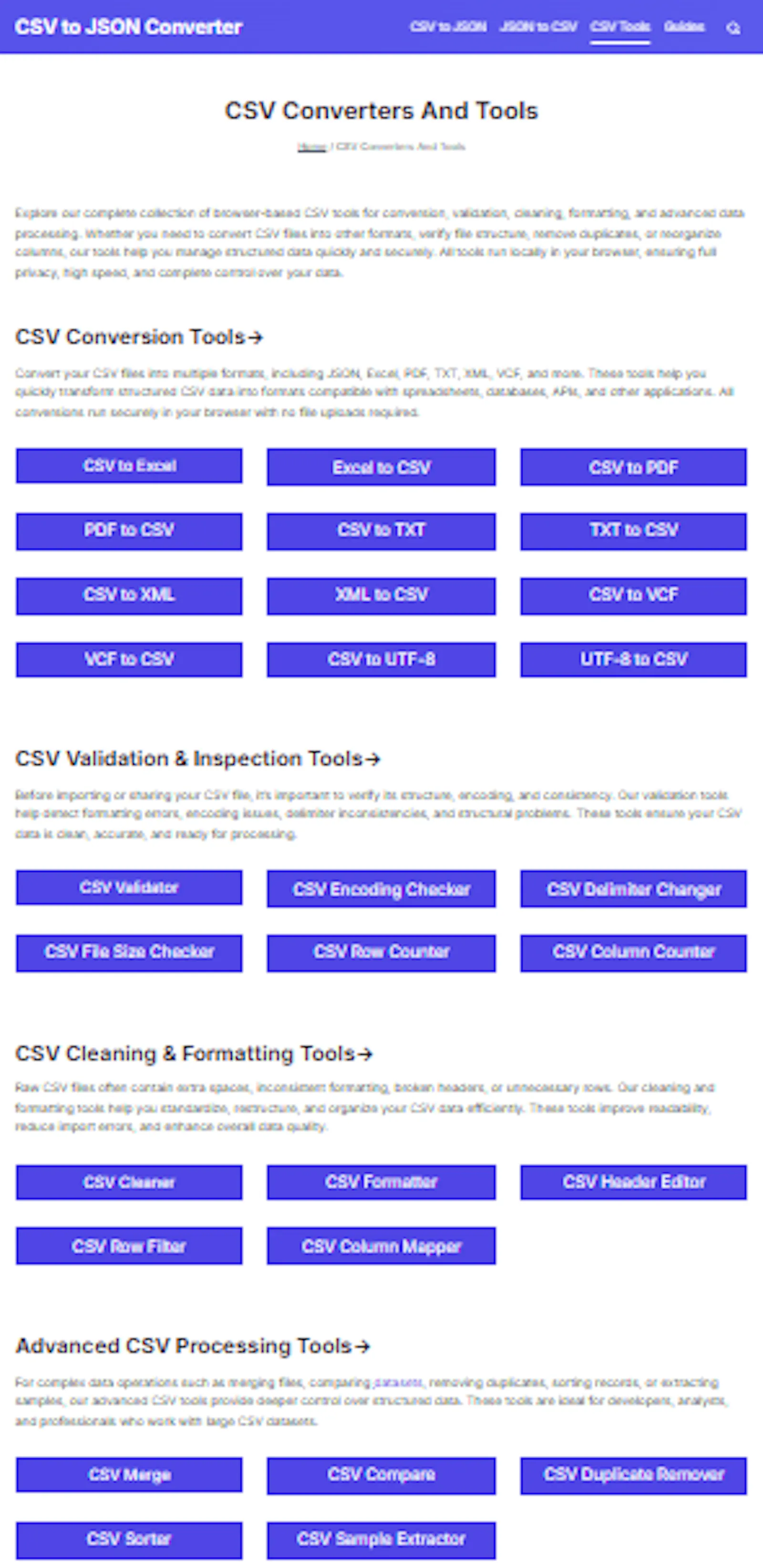 CSV to JSON Converter screenshot 3