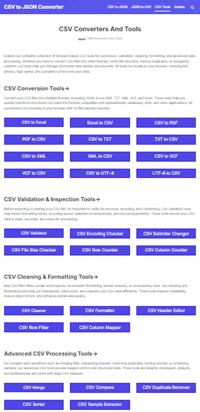 CSV to JSON Converter screenshot 3