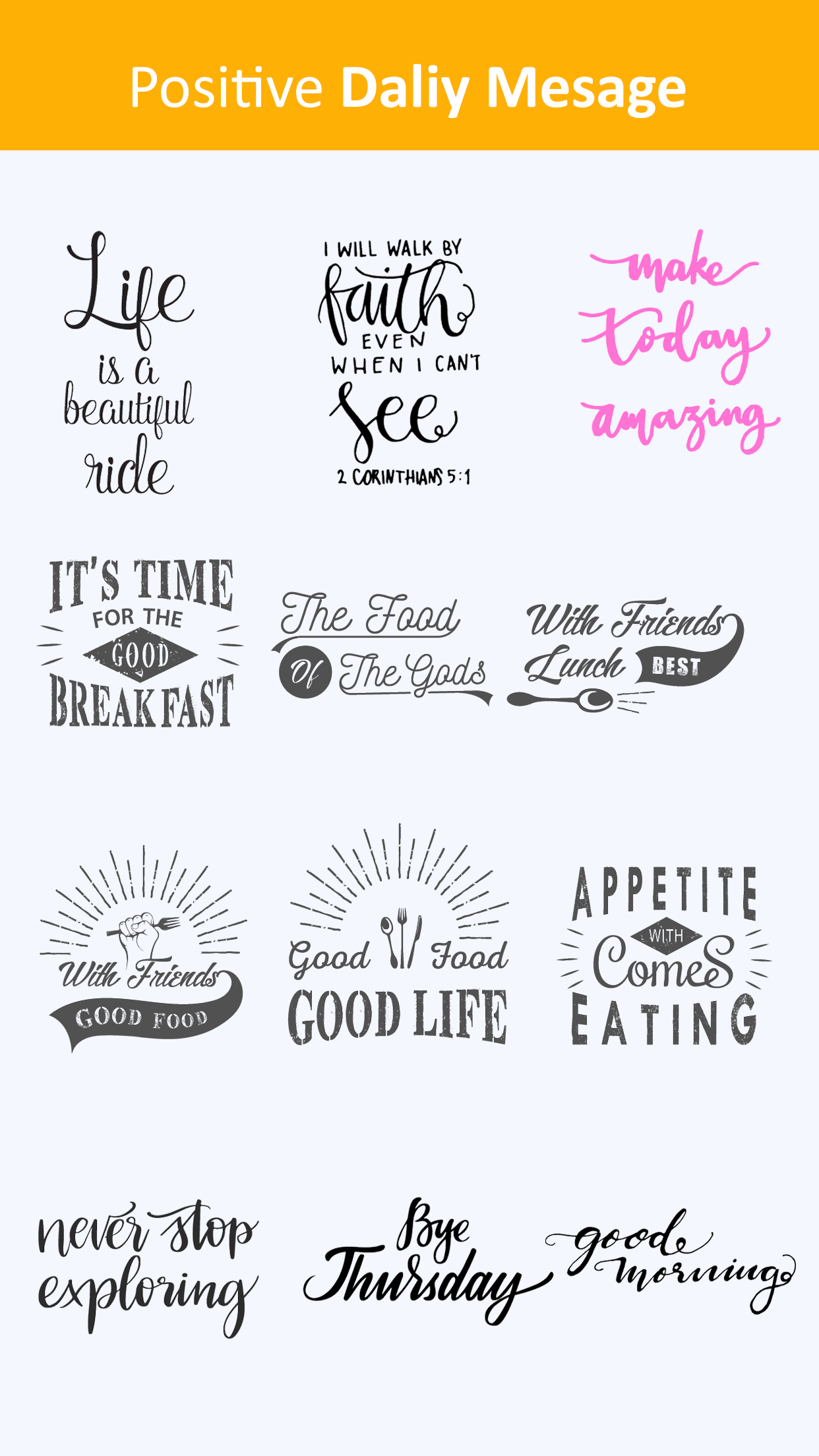 Positive Life - Affirmative Sticker Pack gallery image