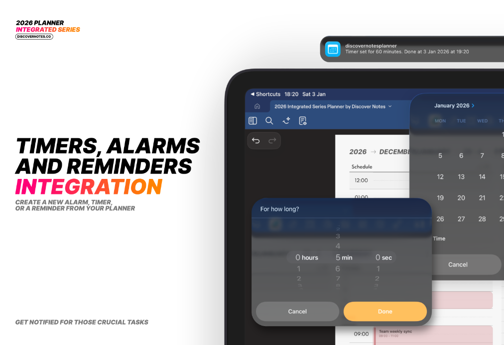 2026 Digital Planner Integration - Screenshot 4 showing product features and functionality