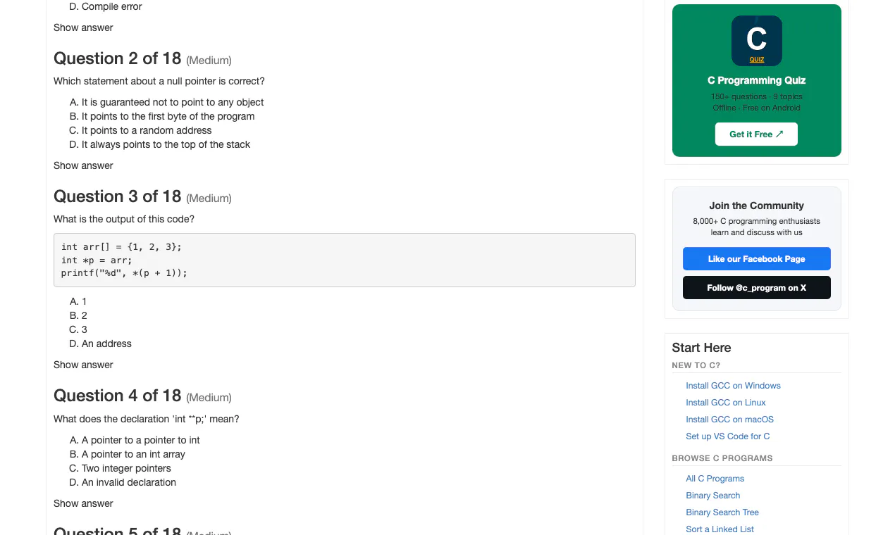 C Program Examples gallery image