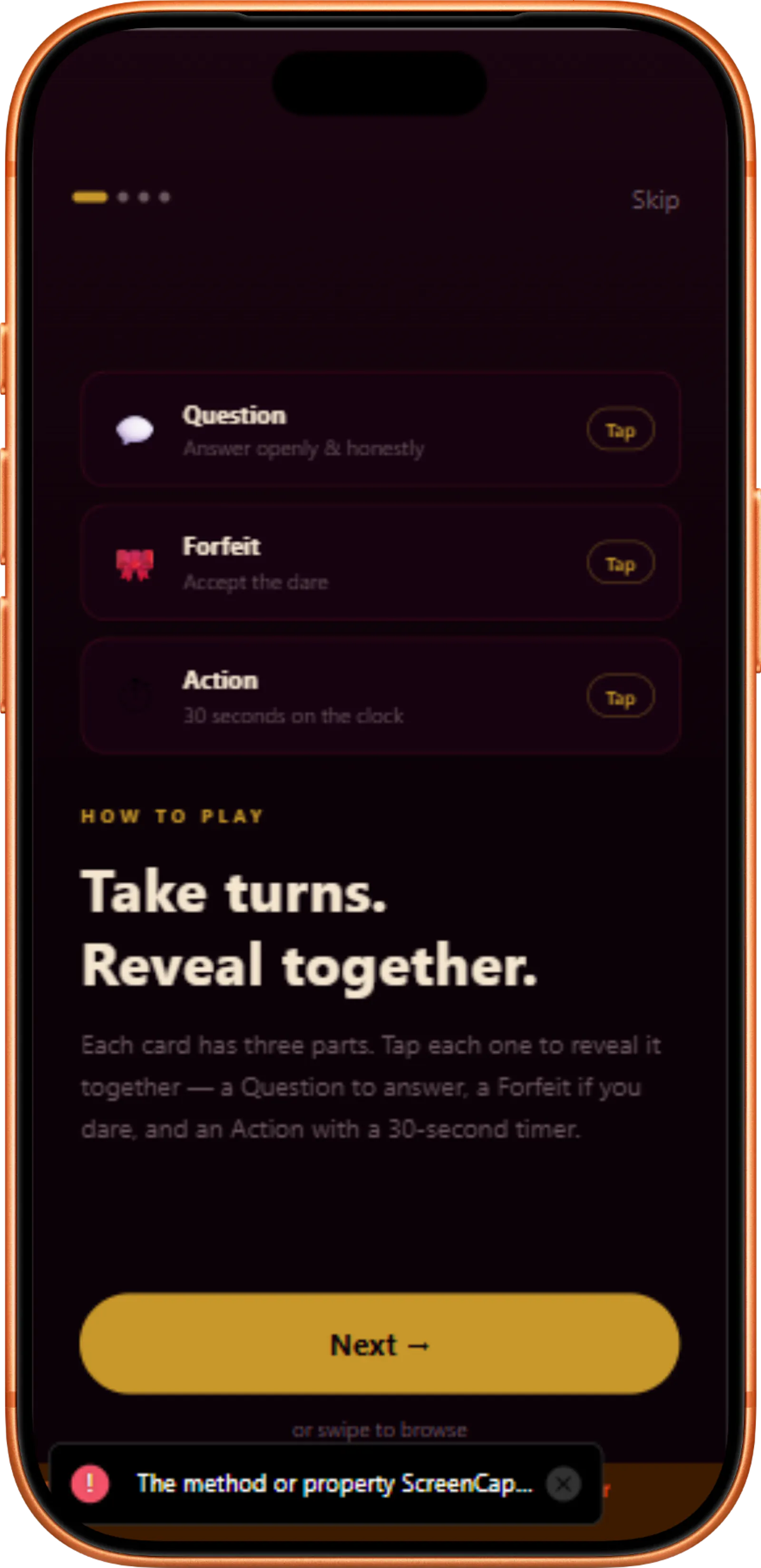 intimate the couples card game screenshot 4