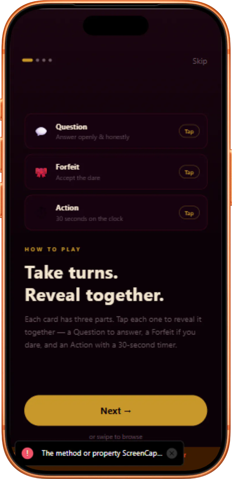 intimate the couples card game screenshot 4