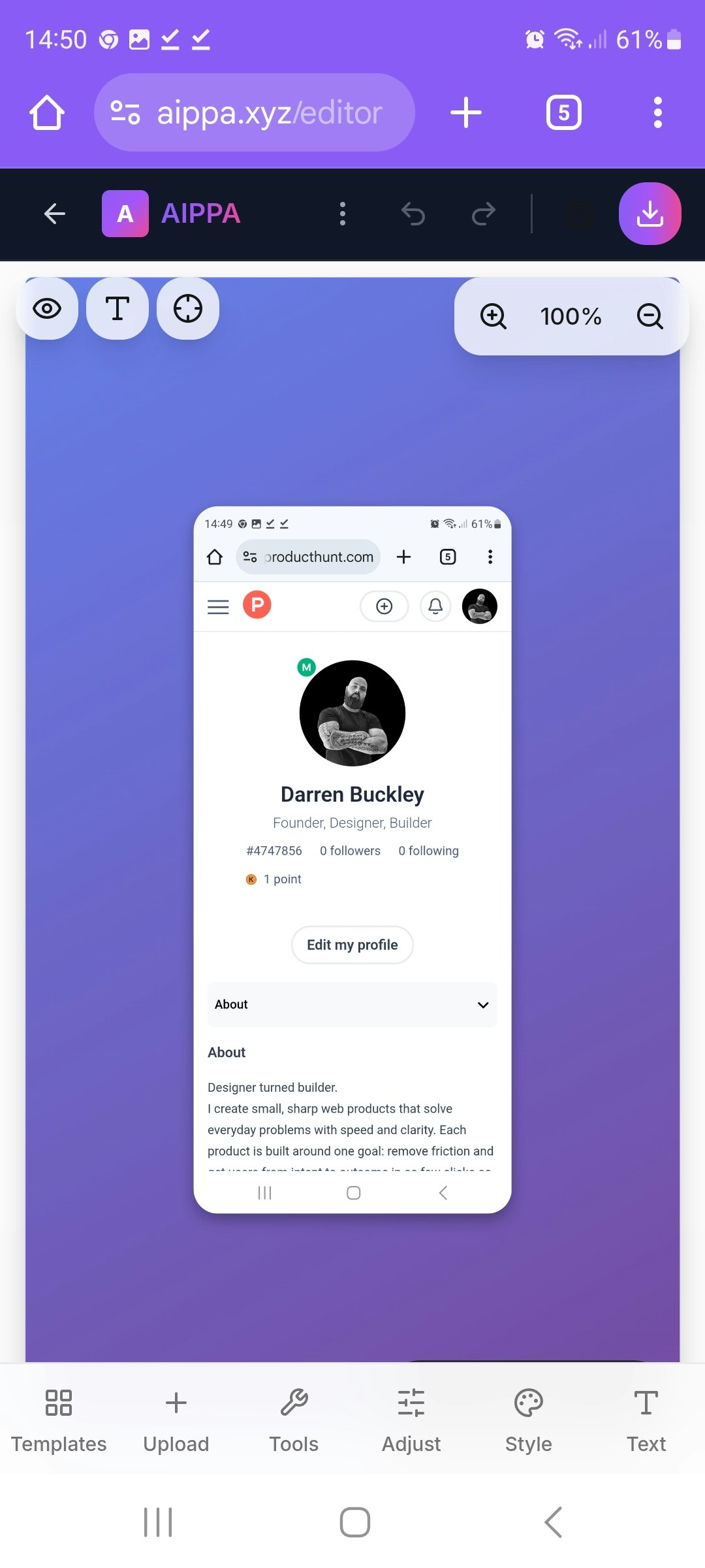 AIPPA - Screenshot 4 showing product features and functionality