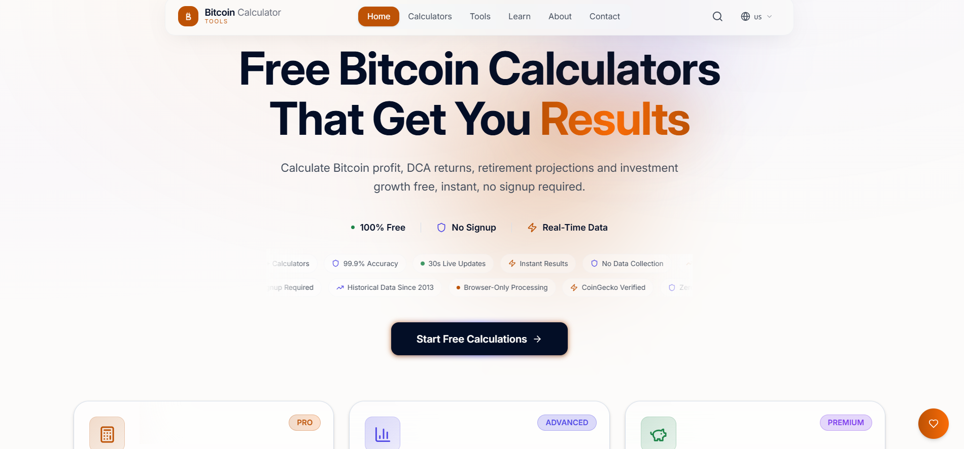 Bitcoin Calculator Tool gallery image