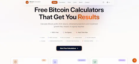 Bitcoin Calculator Tool gallery image