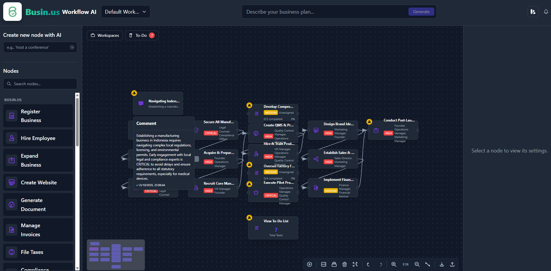 Busin.us workflow AI gallery image