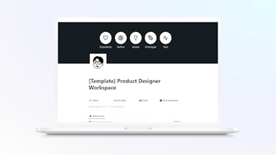 Product Designer Space - Notion Template gallery image