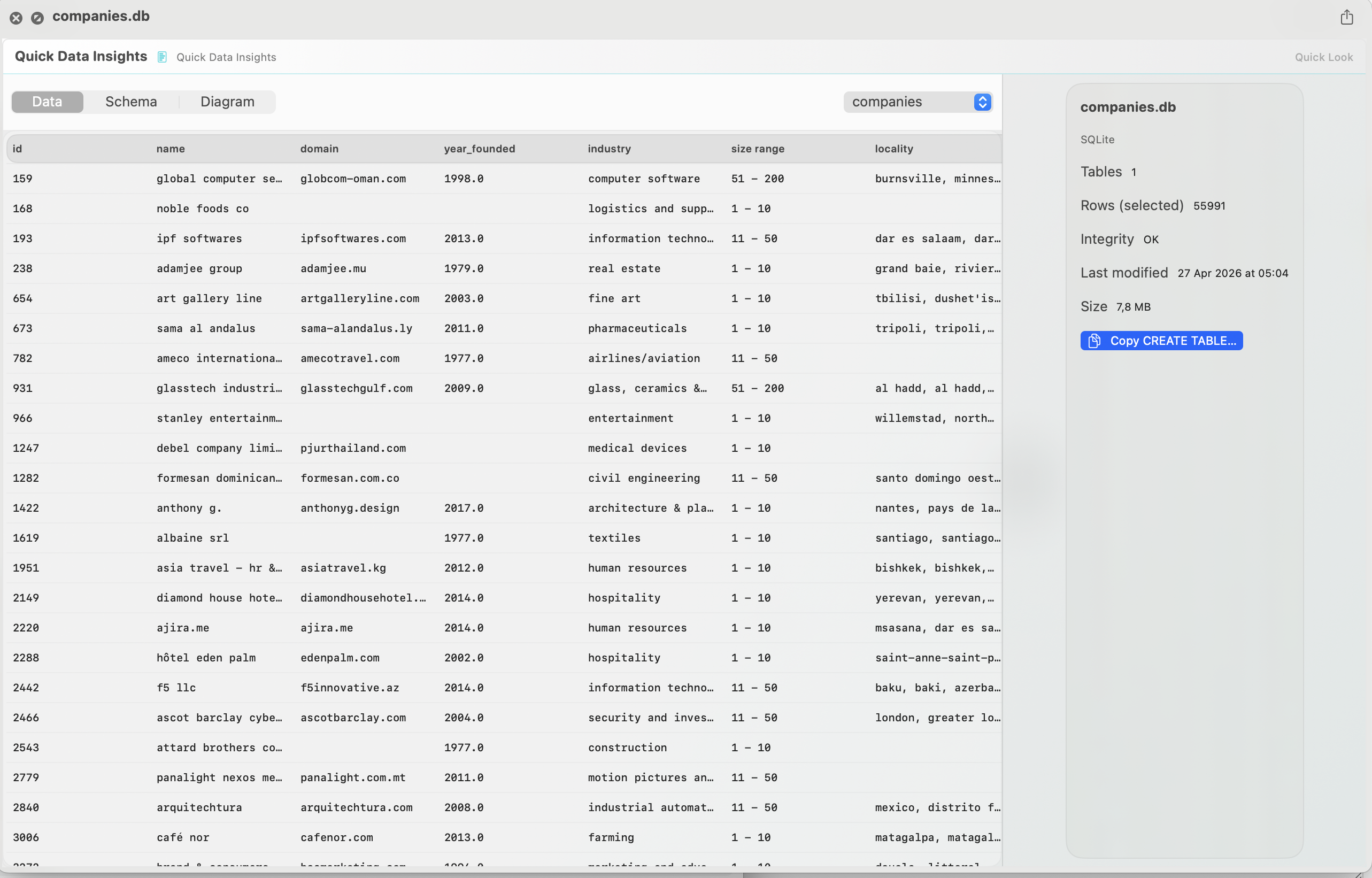 Quick Data Insights gallery image