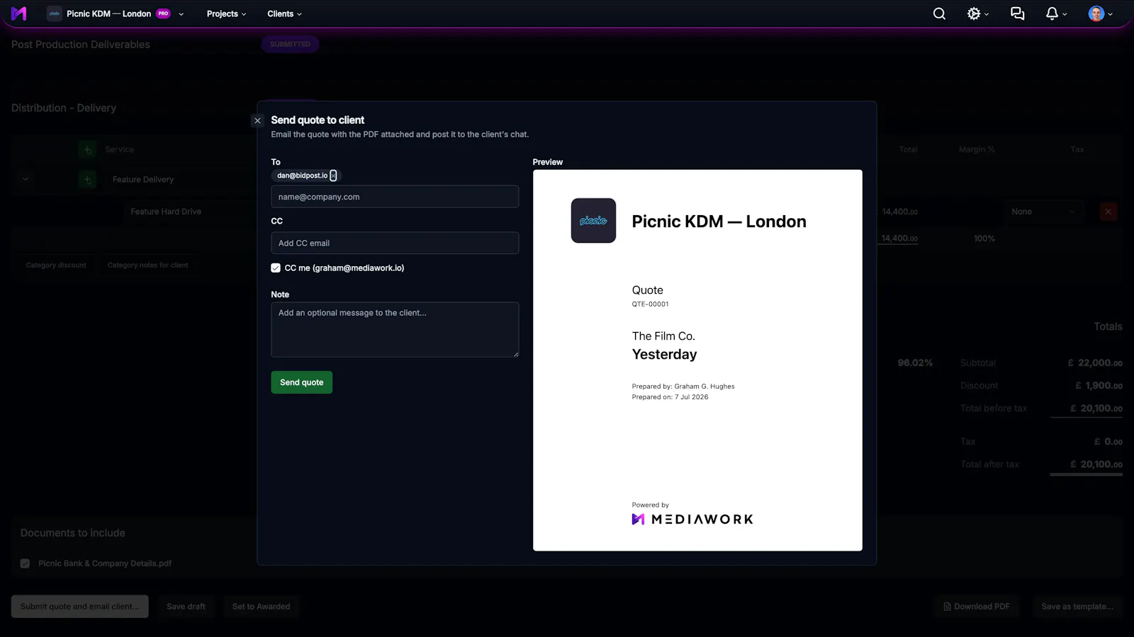 Mediawork screenshot 4