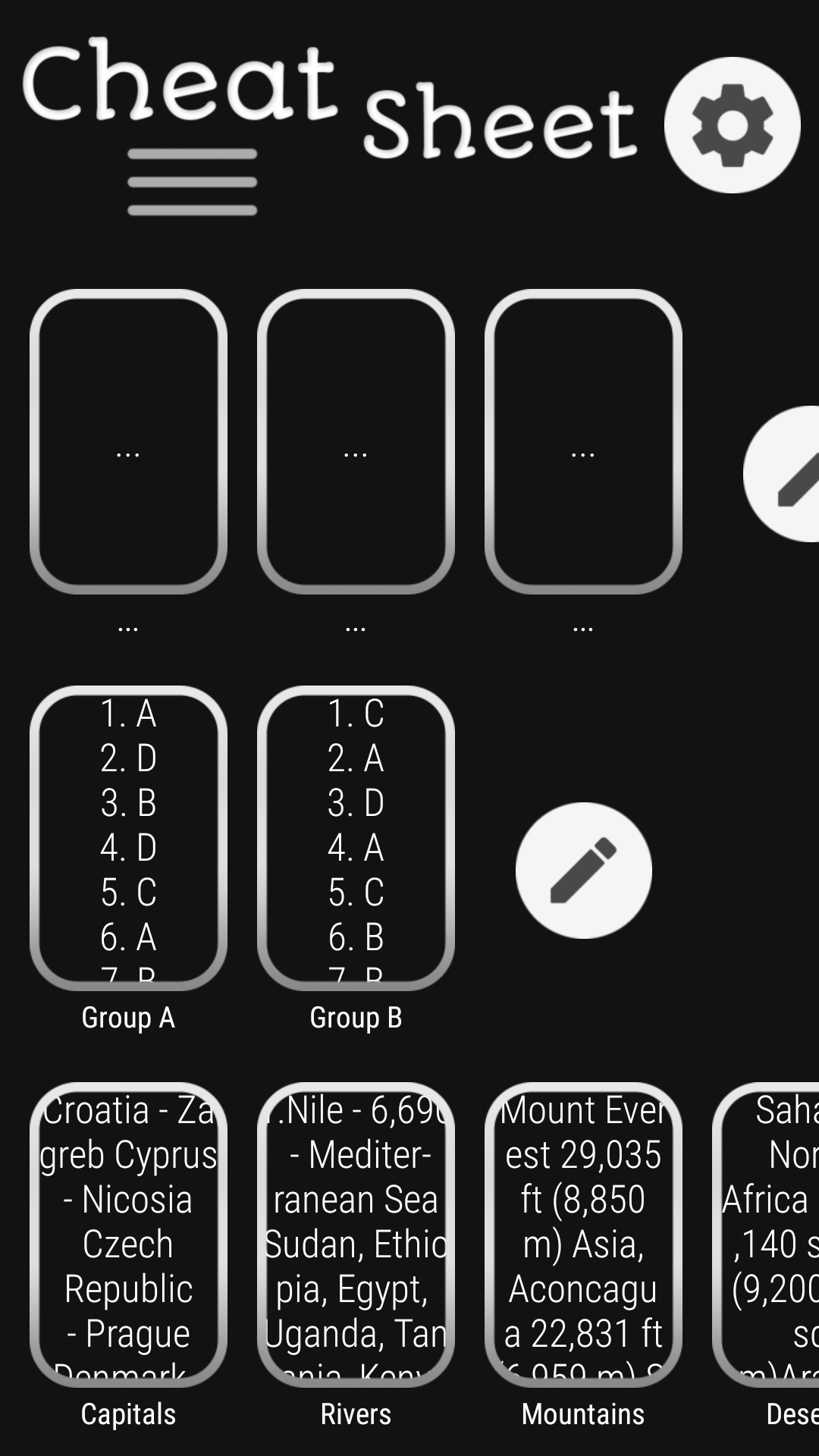 CheatSheet gallery image