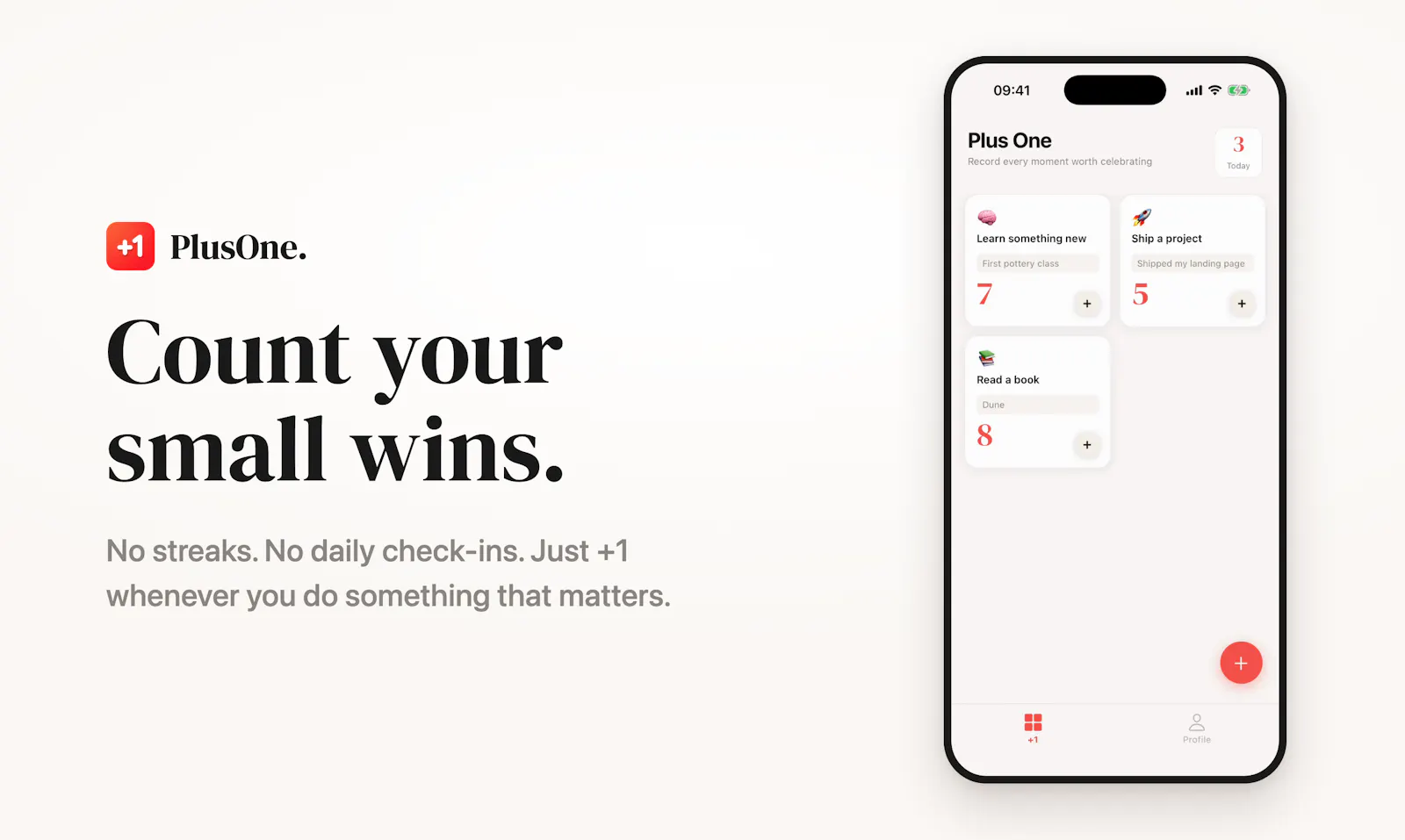 PlusOne. screenshot 2